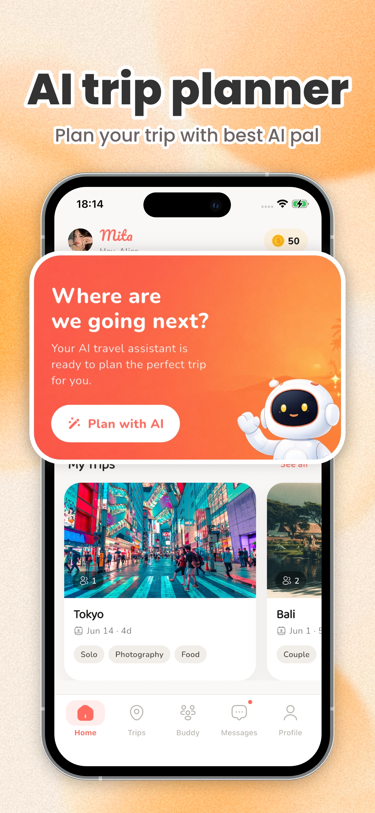 AI trip planner
