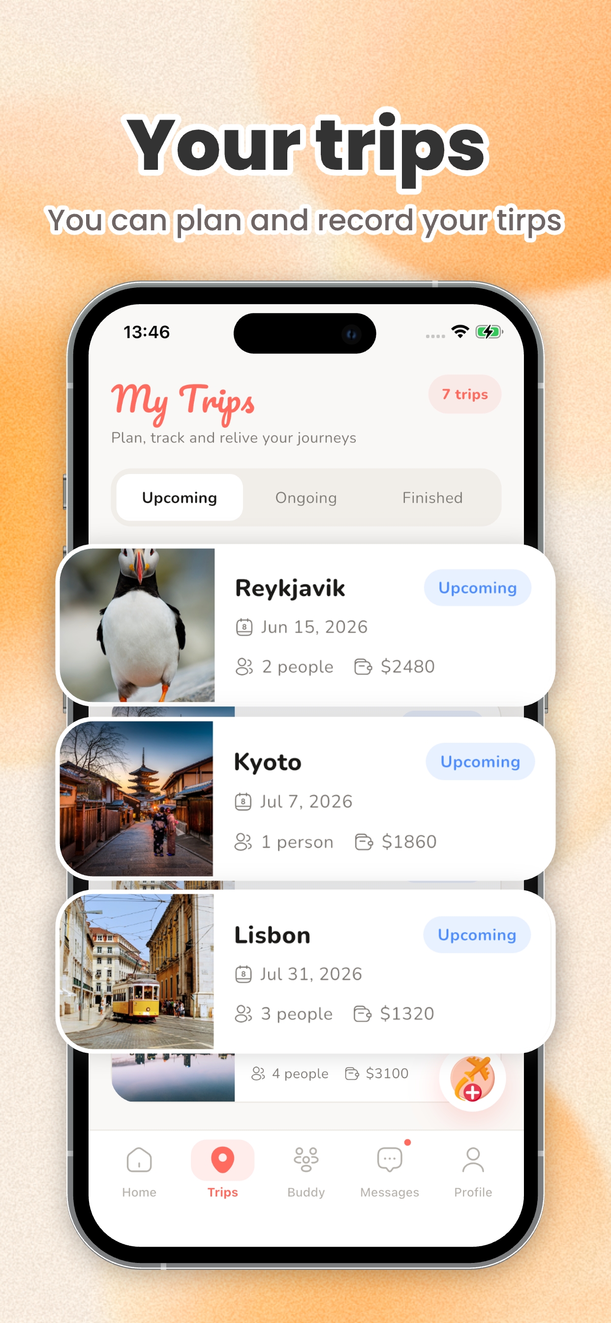 Your trips